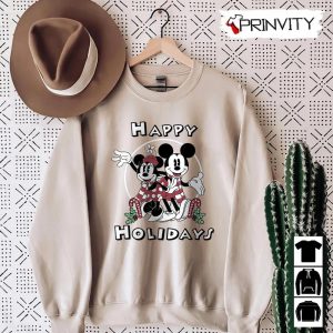 Mickey And Minnie Mouse Happy Holidays Christmas Sweatshirt Disney Gifts For Christmas Unique Xmas Gifts Unisex Hoodie T Shirt Long Sleeve Tank Top 20