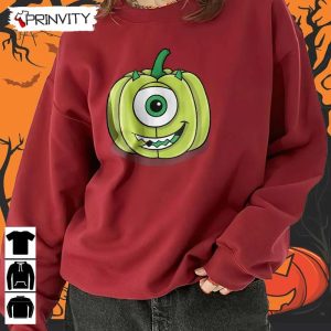 Mike Green Pumpkin Halloween Sweatshirt Disney Pixar Monsters Inc Gift For Halloween Halloween Holiday Unisex Hoodie T Shirt Long Sleeve Tank Top Prinvity 13