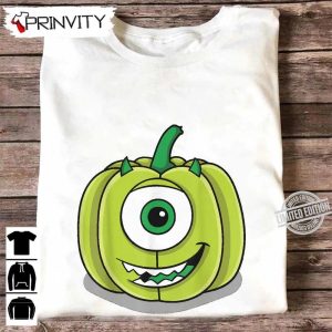 Mike Green Pumpkin Halloween Sweatshirt Disney Pixar Monsters Inc Gift For Halloween Halloween Holiday Unisex Hoodie T Shirt Long Sleeve Tank Top Prinvity 18