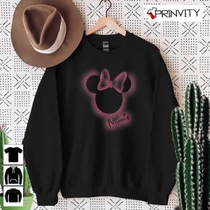 Minnie Mouse Christmas Stencil Sweatshirt Disney Gifts For Christmas Unique Xmas Gifts Unisex Hoodie T Shirt Long Sleeve Tank Top 5