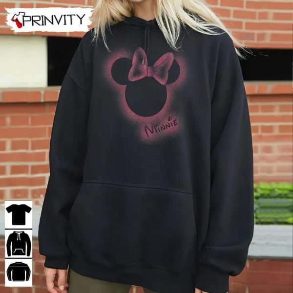 Minnie Mouse Christmas Stencil Sweatshirt, Disney, Gifts For Christmas, Unique Xmas Gifts, Unisex Hoodie, T-Shirt, Long Sleeve, Tank Top