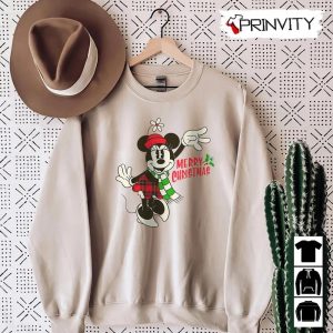 Minnie Mouse Christmas Sweatshirt Disney Gifts For Christmas Unique Xmas Gifts Unisex Hoodie T Shirt Long Sleeve Tank Top 17