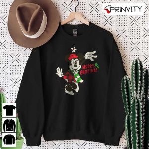 Minnie Mouse Christmas Sweatshirt Disney Gifts For Christmas Unique Xmas Gifts Unisex Hoodie T Shirt Long Sleeve Tank Top 7