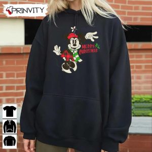 Minnie Mouse Christmas Sweatshirt Disney Gifts For Christmas Unique Xmas Gifts Unisex Hoodie T Shirt Long Sleeve Tank Top 8