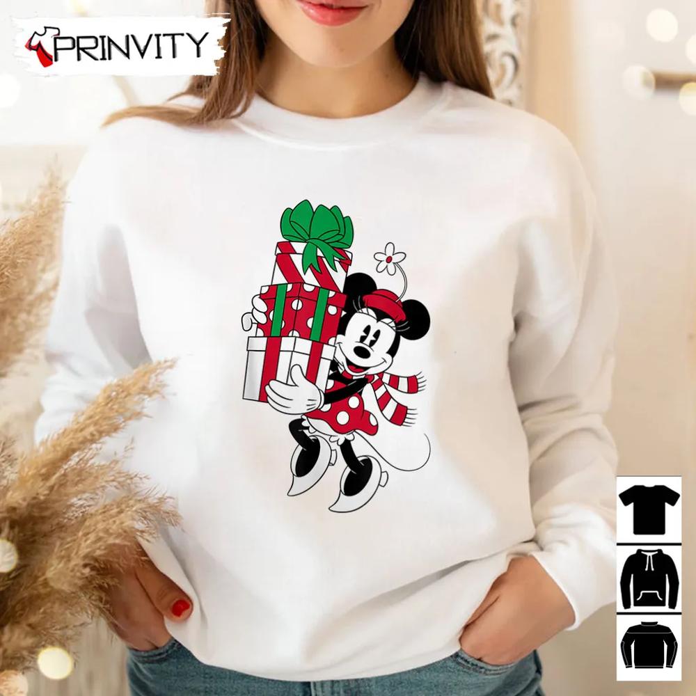 Minnie Mouse Holiday Gifts Sweatshirt Disney Gifts For Christmas Unique Xmas Gifts Unisex Hoodie T Shirt Long Sleeve Tank Top 16