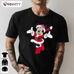 Minnie Mouse Santa Holiday Swaetshirt Disney Gifts For Christmas Unique Xmas Gifts Unisex Hoodie T Shirt Long Sleeve Tank Top 1