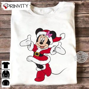 Minnie Mouse Santa Holiday Swaetshirt Disney Gifts For Christmas Unique Xmas Gifts Unisex Hoodie T Shirt Long Sleeve Tank Top 14