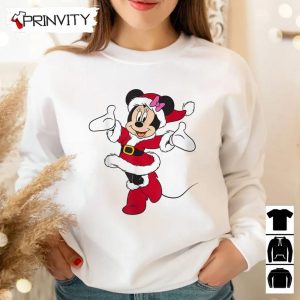 Minnie Mouse Santa Holiday Swaetshirt Disney Gifts For Christmas Unique Xmas Gifts Unisex Hoodie T Shirt Long Sleeve Tank Top 15