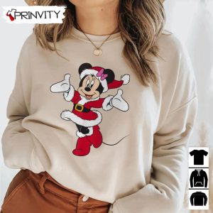 Minnie Mouse Santa Holiday Swaetshirt Disney Gifts For Christmas Unique Xmas Gifts Unisex Hoodie T Shirt Long Sleeve Tank Top 17