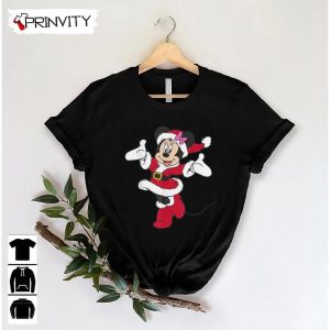 Minnie Mouse Santa Holiday Swaetshirt Disney Gifts For Christmas Unique Xmas Gifts Unisex Hoodie T Shirt Long Sleeve Tank Top 2