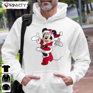 Minnie Mouse Santa Holiday Swaetshirt Disney Gifts For Christmas Unique Xmas Gifts Unisex Hoodie T Shirt Long Sleeve Tank Top 3