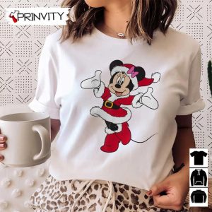 Minnie Mouse Santa Holiday Swaetshirt Disney Gifts For Christmas Unique Xmas Gifts Unisex Hoodie T Shirt Long Sleeve Tank Top 4