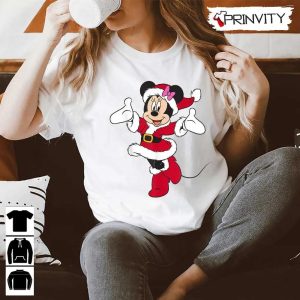 Minnie Mouse Santa Holiday Swaetshirt Disney Gifts For Christmas Unique Xmas Gifts Unisex Hoodie T Shirt Long Sleeve Tank Top 5