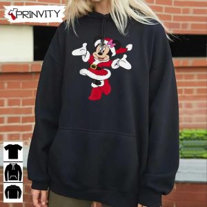 Minnie Mouse Santa Holiday Swaetshirt Disney Gifts For Christmas Unique Xmas Gifts Unisex Hoodie T Shirt Long Sleeve Tank Top 8