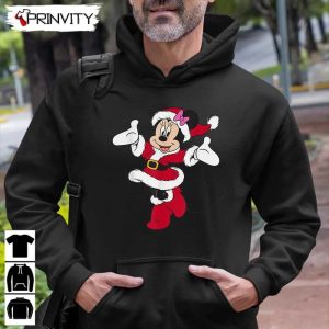 Minnie Mouse Santa Holiday Swaetshirt Disney Gifts For Christmas Unique Xmas Gifts Unisex Hoodie T Shirt Long Sleeve Tank Top 9