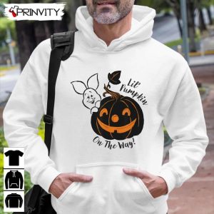 Pooh Lil Pumpkin on the Way Disney Sweatshirt Halloween Pumpkin Gift For Halloween Halloween Holiday Unisex Hoodie T Shirt Long Sleeve Tank Top Prinvity 12