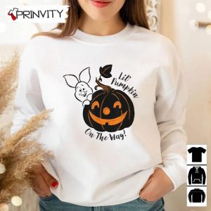 Pooh Lil Pumpkin on the Way Disney Sweatshirt Halloween Pumpkin Gift For Halloween Halloween Holiday Unisex Hoodie T Shirt Long Sleeve Tank Top Prinvity 7