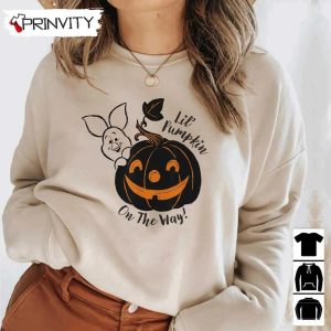 Pooh Lil Pumpkin on the Way Disney Sweatshirt Halloween Pumpkin Gift For Halloween Halloween Holiday Unisex Hoodie T Shirt Long Sleeve Tank Top Prinvity 9