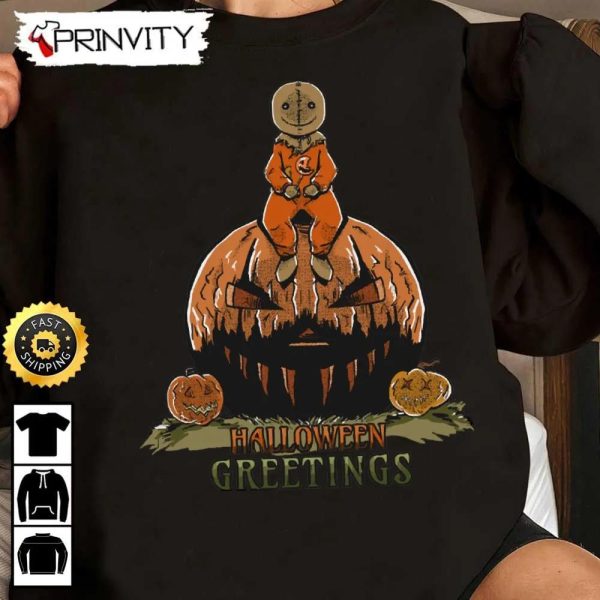 Sam Spirit Halloween Greetings Sweatshirt, Sam Lollipop, Sam Spirit Halloween, Unisex Hoodie, T-Shirt, Long Sleeve, Tank Top – Prinvity