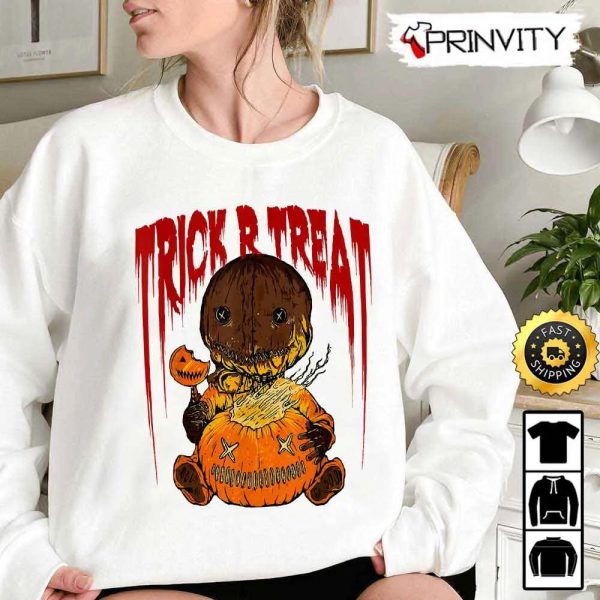 Sam Halloween Trick r Treat Funny Cute Sweatshirt, Sam Lollipop, Sam Spirit Halloween, Unisex Hoodie, T-Shirt, Long Sleeve, Tank Top – Prinvity