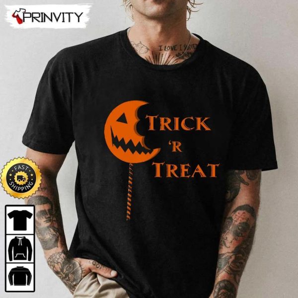 Sam Trick R Treat Weapon Of Choice Sweatshirt, Sam Lollipop, Sam Spirit Halloween, Unisex Hoodie, T-Shirt, Long Sleeve, Tank Top – Prinvity
