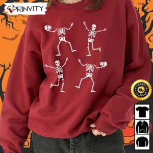 Spooky Scary Skeletons Dance Halloween Challenge Sweatshirt Silly Symphony Skeleton Dance Skeleton Halloween Skeleton Dance Disney Unisex Hoodie T Shirt Prinvity 8