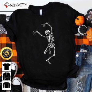 Spooky Scary Skeletons Dance Halloween Sweatshirt Silly Symphony Skeleton Dance Skeleton Halloween Skeleton Dance Disney Unisex Hoodie T Shirt Long Sleeve Prinvity 6