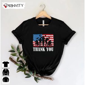 Thank You Army T Shirt Veterans Day Never Forget Memorial Day Gift For Fathers Day Unisex Hoodie Sweatshirt Long Sleeve Tank Top 3