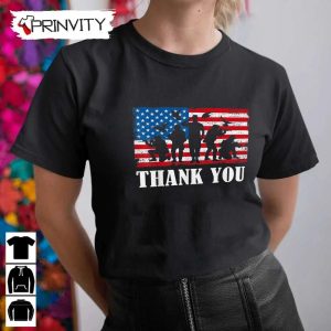 Thank You Army T Shirt Veterans Day Never Forget Memorial Day Gift For Fathers Day Unisex Hoodie Sweatshirt Long Sleeve Tank Top 8