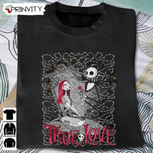 True Love Jack And Sally T Shirt Disney Nightmare Before Christmas Jack Skeleton Gift For Halloween Unisex Hoodie Sweatshirt Long Sleeve Tank Top 2
