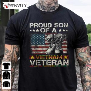 Vietnam Veteran Proud Son T Shirt Veterans Day Never Forget Memorial Day Gift For Fathers Day Unisex Hoodie Sweatshirt Long Sleeve Tank Top 2