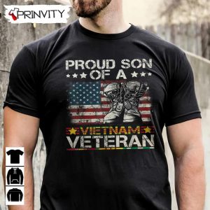 Vietnam Veteran Proud Son T Shirt Veterans Day Never Forget Memorial Day Gift For Fathers Day Unisex Hoodie Sweatshirt Long Sleeve Tank Top 3