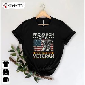 Vietnam Veteran Proud Son T Shirt Veterans Day Never Forget Memorial Day Gift For Fathers Day Unisex Hoodie Sweatshirt Long Sleeve Tank Top 5