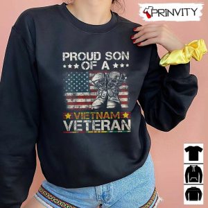 Vietnam Veteran Proud Son T Shirt Veterans Day Never Forget Memorial Day Gift For Fathers Day Unisex Hoodie Sweatshirt Long Sleeve Tank Top 6