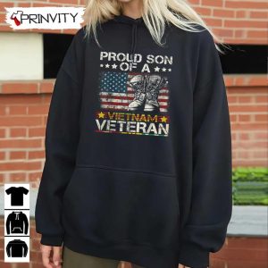 Vietnam Veteran Proud Son T Shirt Veterans Day Never Forget Memorial Day Gift For Fathers Day Unisex Hoodie Sweatshirt Long Sleeve Tank Top 8