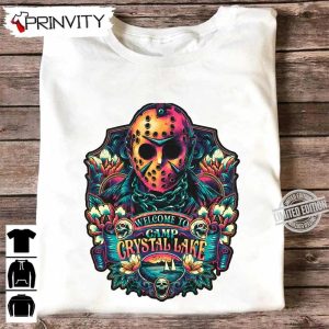 Welcome To Camp Crystal Lake T Shirt Michael Myers Gift For Halloween Horror Movies Unisex Hoodie Sweatshirt Long Sleeve Tank Top 8