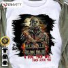 Areal Man Will Chase After You Michael Myers Halloween Horror Movie T-Shirt, Gift For Halloween, Unisex Hoodie, Sweatshirt, Long Sleeve – Prinvity