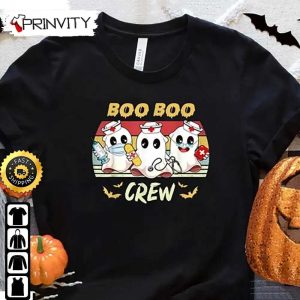 Boo Boo Crew Halloween Nurse Spooky Sweatshirt, Happy Halloween, Gift For Nurse, Unisex Hoodie, T-Shirt, Long Sleeve, Tank Top