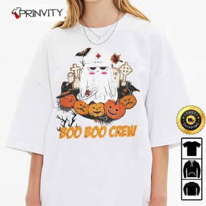 Boo Boo Crew Spooky Nurse Halloween Pumpkin Sweatshirt Happy Halloween Gift For Nurse Unisex Hoodie T Shirt Long Sleeve Tank Top 3
