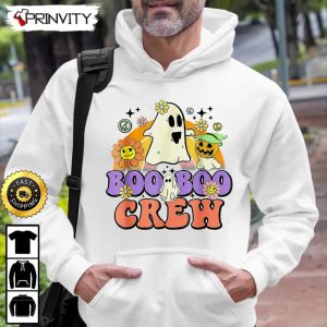 Boo Boo Crew Spooky Season Funny Hippie Sweatshirt Happy Halloween Gift For Halloween Unisex Hoodie T Shirt Long Sleeve Tank Top 1