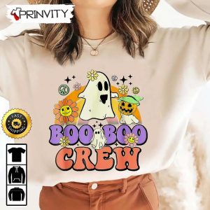 Boo Boo Crew Spooky Season Funny Hippie Sweatshirt Happy Halloween Gift For Halloween Unisex Hoodie T Shirt Long Sleeve Tank Top 3