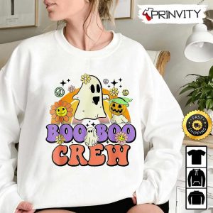 Boo Boo Crew Spooky Season Funny Hippie Sweatshirt Happy Halloween Gift For Halloween Unisex Hoodie T Shirt Long Sleeve Tank Top 4