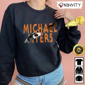 Halloween Michael Name Knife Sweatshirt Horror Movies Gift For Halloween Unisex Hoodie T Shirt Long Sleeve Prinvity 6