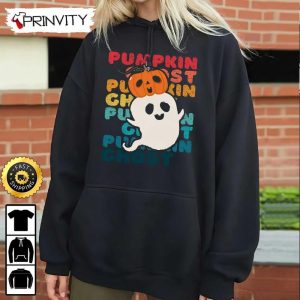 Halloween Pumpkin Ghost Friend Sweatshirt Happy Halloween Holiday Gift For Halloween Unisex Hoodie T Shirt Long Sleeve Prinvity 6