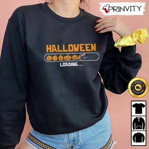 Halloween Pumpkin Loading Sweatshirt Happy Halloween Holiday Gift For Halloween Unisex Hoodie T Shirt Long Sleeve Prinvity 5