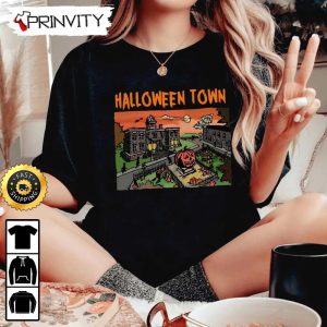 Halloween Town Scary University Sweatshirt Happy Halloween Holiday Gift For Halloween Unisex Hoodie T Shirt Long Sleeve Prinvity 3