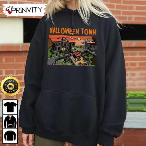Halloween Town Scary University Sweatshirt Happy Halloween Holiday Gift For Halloween Unisex Hoodie T Shirt Long Sleeve Prinvity 6