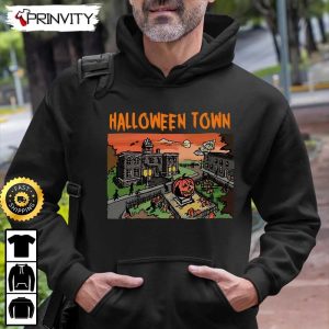 Halloween Town Scary University Sweatshirt Happy Halloween Holiday Gift For Halloween Unisex Hoodie T Shirt Long Sleeve Prinvity 7