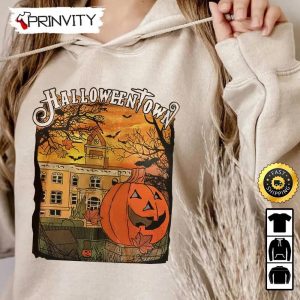 Halloween Town University Pumpkin Sweatshirt Happy Halloween Holiday Gift For Halloween Unisex Hoodie T Shirt Long Sleeve Prinvity 2