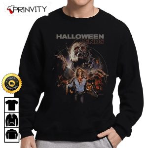 Michael Myers Halloween Ends Sweatshirt Horror Movies Gift For Halloween Unisex Hoodie T Shirt Long Sleeve Prinvity 2